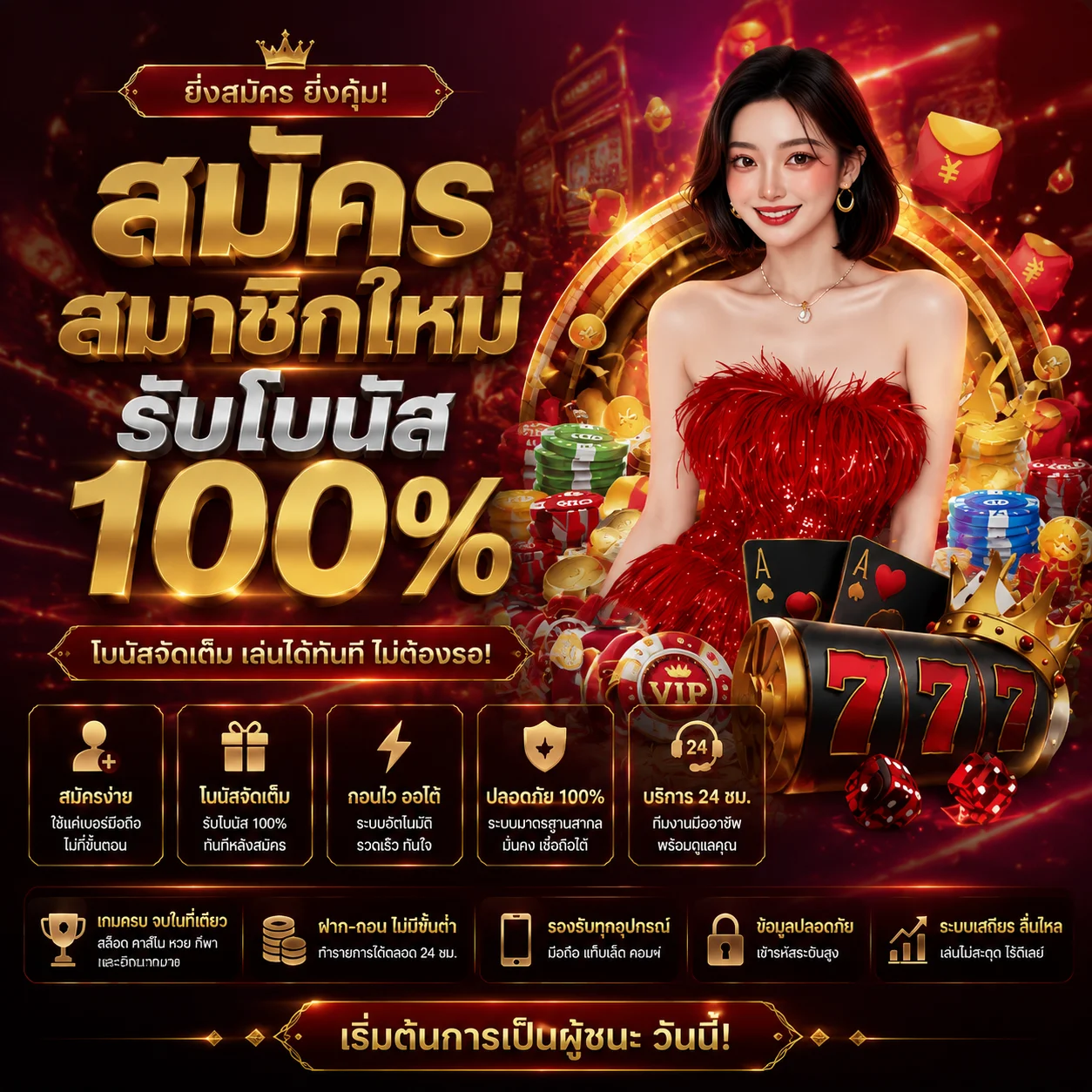 ทดลองเล่นสล็อตฟรีศึกษาฟีเจอร์โบนัส